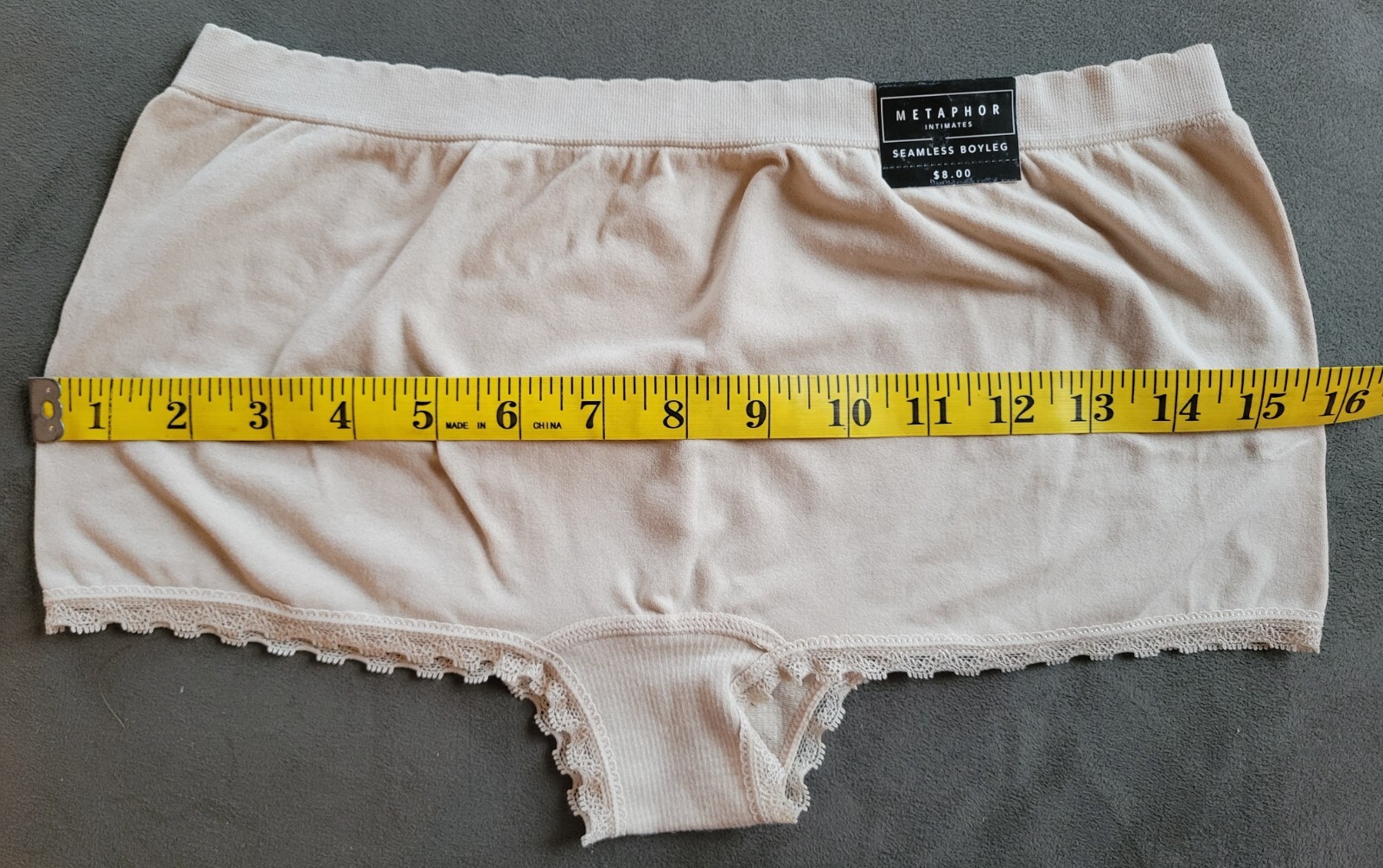 NWT Metaphor Nude Women’s Seamless Boyleg Boyshort Panties Underwear Size 8