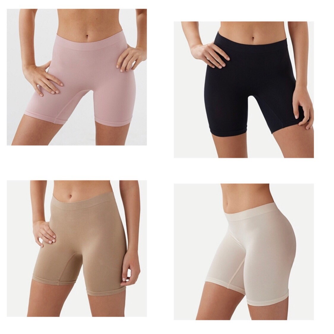 Breezies Seamless Long Leg Control Panties Briefs~A305912