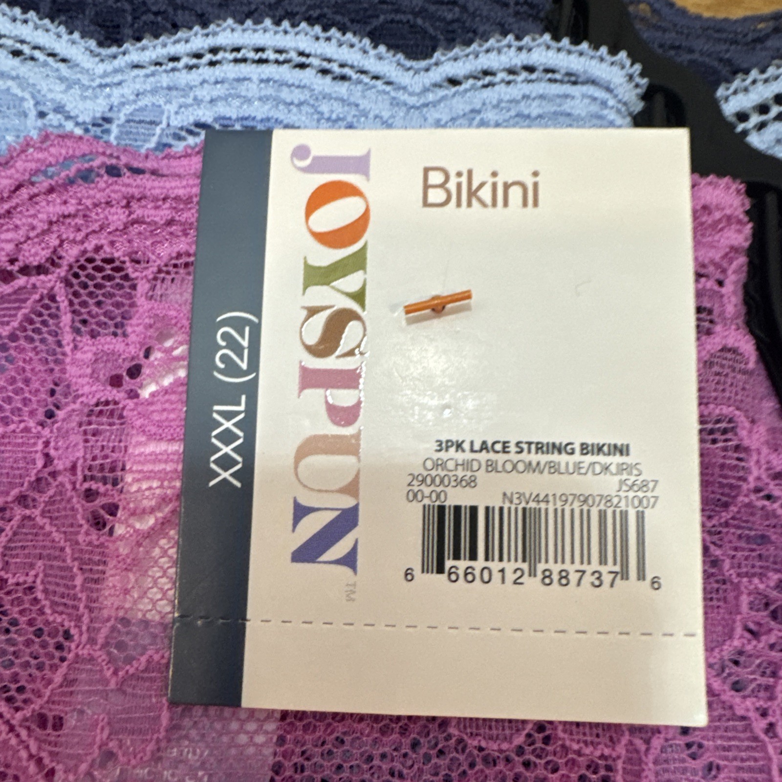 Joyspun 9 Pair Womens Cheeky Underwear Panties 3 Bikini 3 Thong &3 Boyshorts Lot
