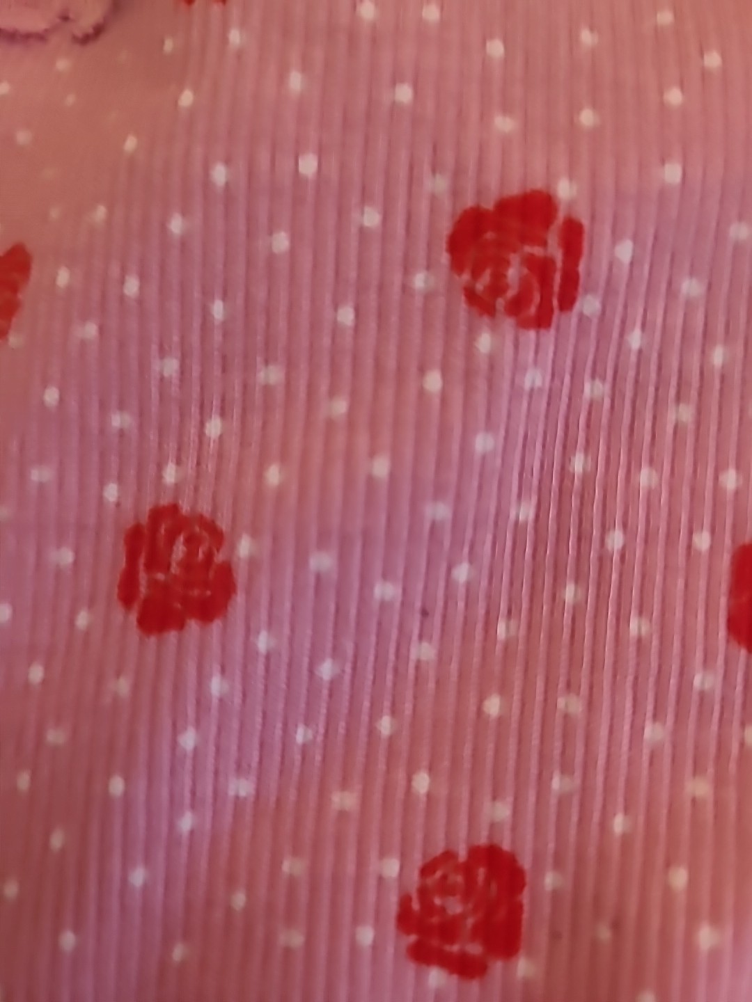 New! Pink Victoria’s Secret Cheeky Underwear Lace With Roses Polka Dots Size L