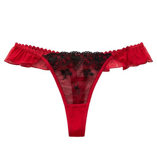 4 Pack Lot Sexy Womens Sheer Panties Briefs G string Thong Underwear Lingeries