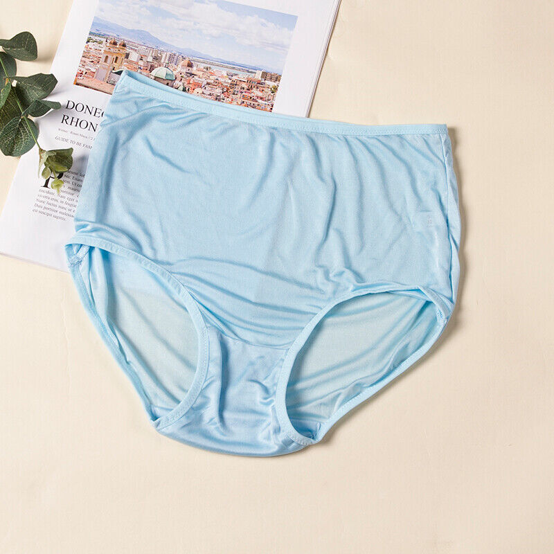 5pcs/lot Mulberry Silk Underwear Women’s Briefs Plus Size Real Silk Lady Panties