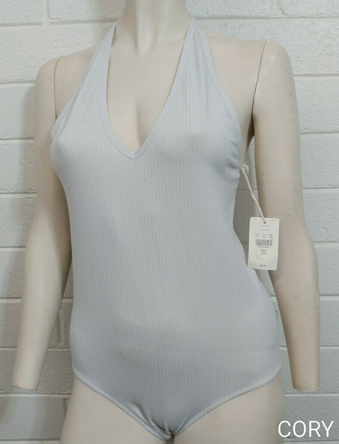 NWT JASMINE & GINGER INTIMATES LINGERIE BODYSUIT SNAP CROTCH SIZE L/7 T back NWT