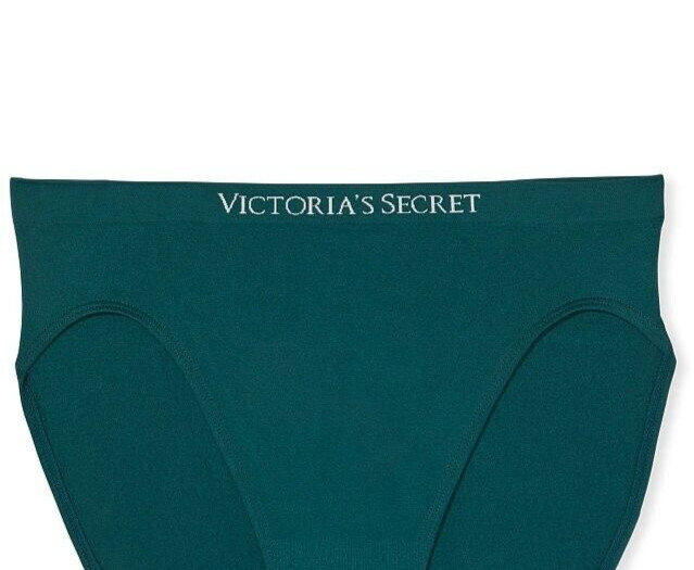 XL Green SEAMLESS NO SHOW FULL COVER Victorias Secret HighLeg Waist Brief Panty