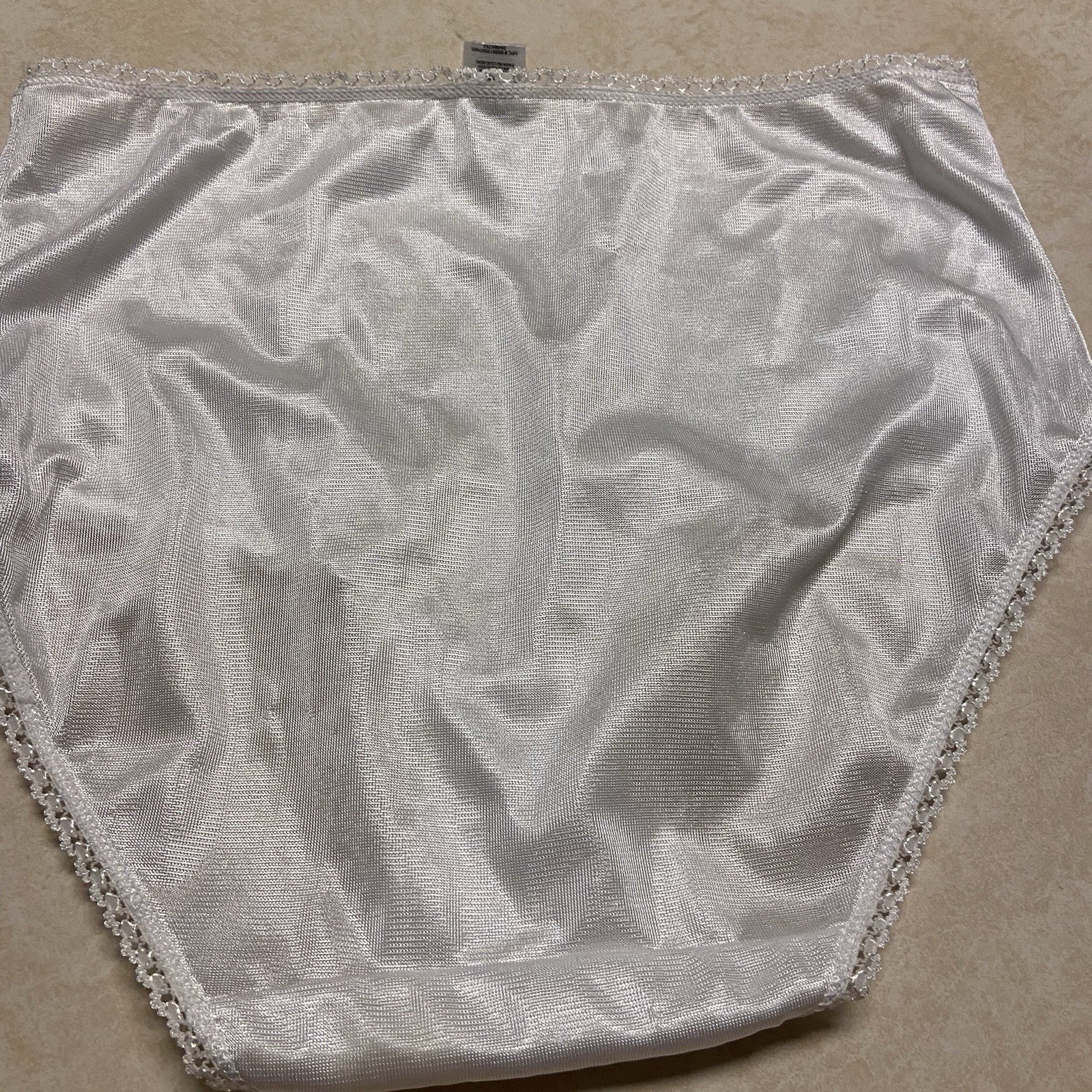 Vintage Panties Womens Small Simply Basic White Sissy Panty New NWT Retro