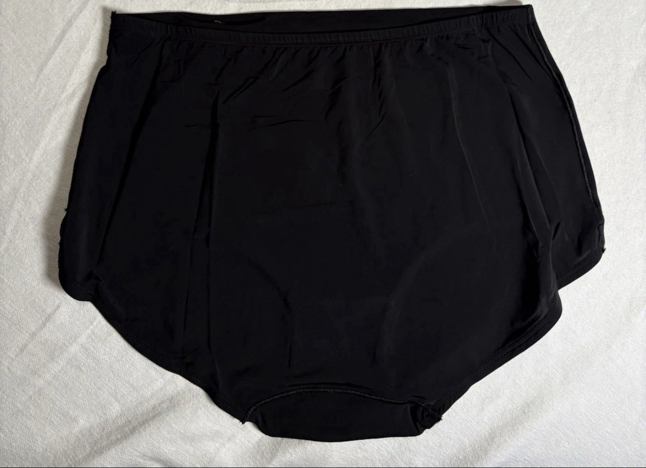 WARNERS Smooth It Over Black Modern Brief Panty Womens Sz XL 8