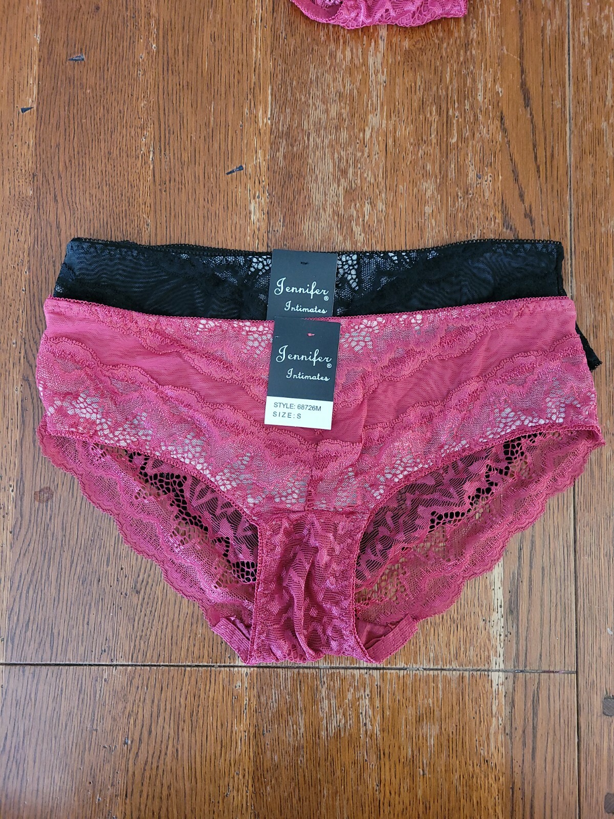 Jennifer Intimates Lace Panties 2 pack small