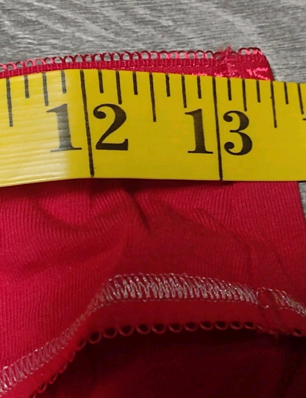 NWT Victoria’s Secret Panty Lg Bikini 95% Cotton Red Picot Metallic Thread 2010