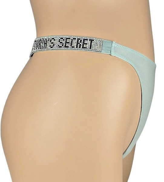 VICTORIA’S SECRET SHINE STRAP RHINESTONE THONG PANTY XS S M L XL XXL NWT