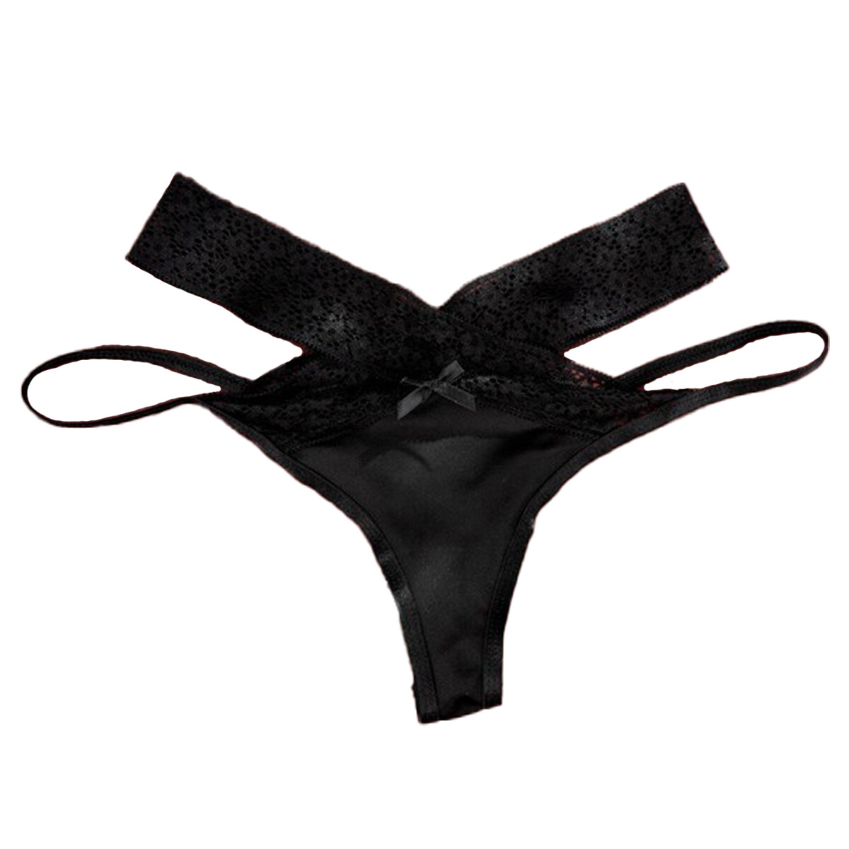 5 Pack Lot Womens Sexy G String Thongs Bikinis Panties Brief High Leg Underwear
