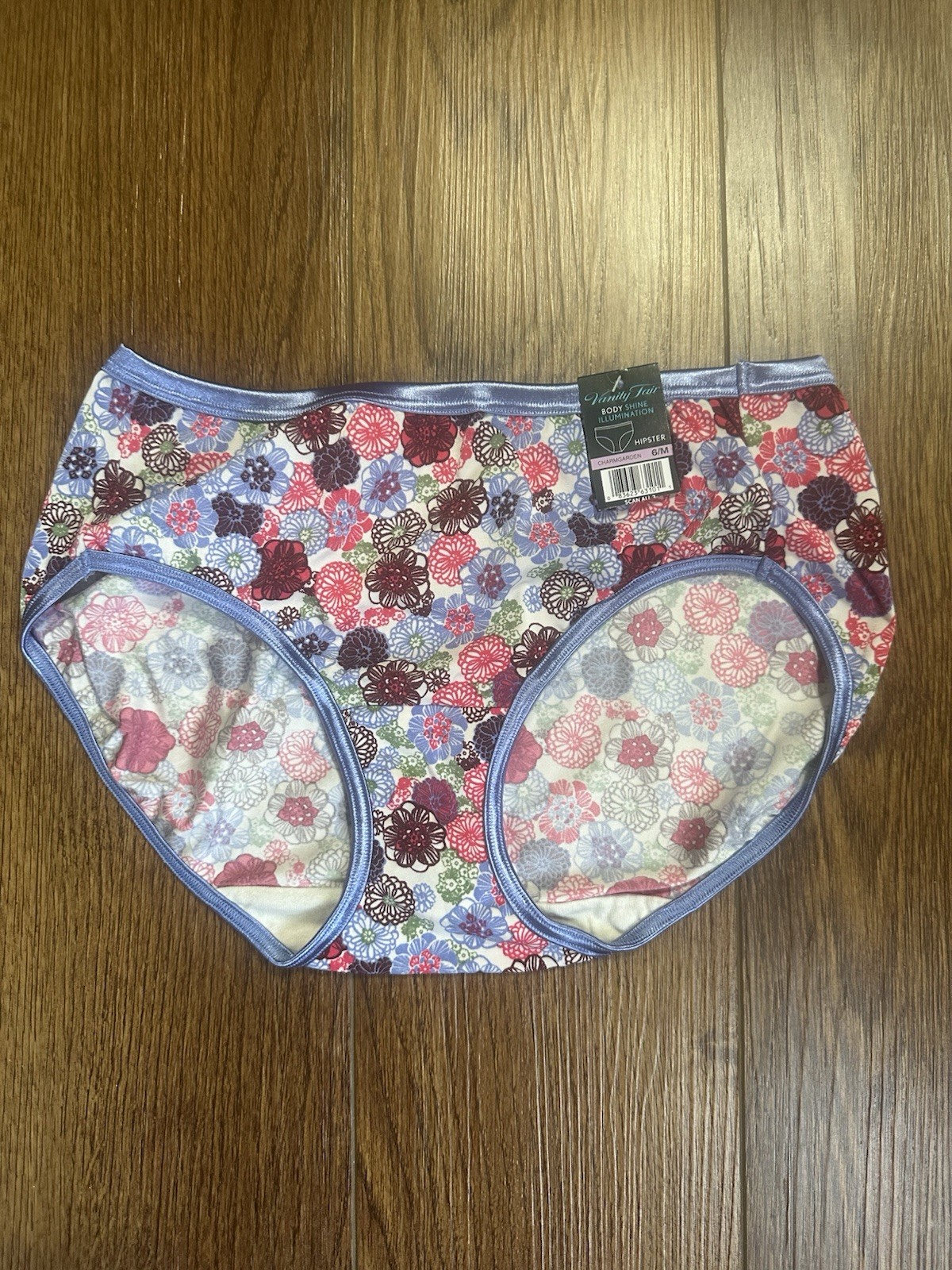 DEADSTOCK RARE PATTERN!!! NWT Vanity Fair Hipster Panties 18107 Size 6 SO HOT!!