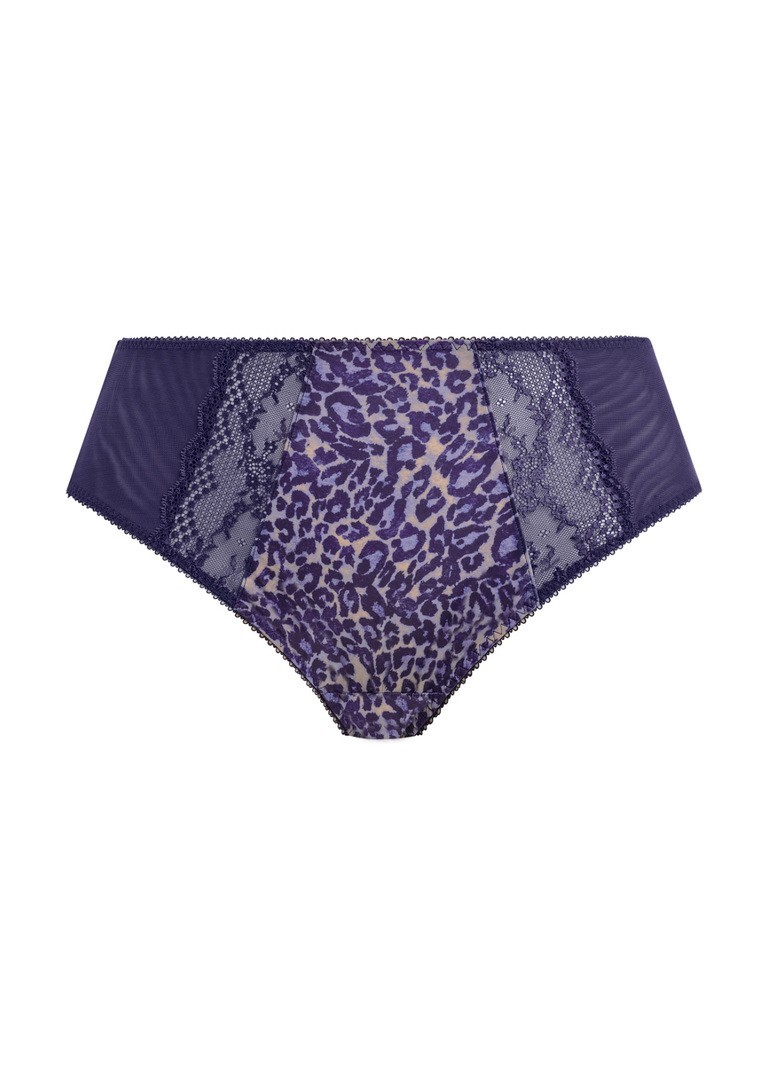 Elomi High Leg Brief Lucie Sizes : Large X Large XX Large Colour : Midnight