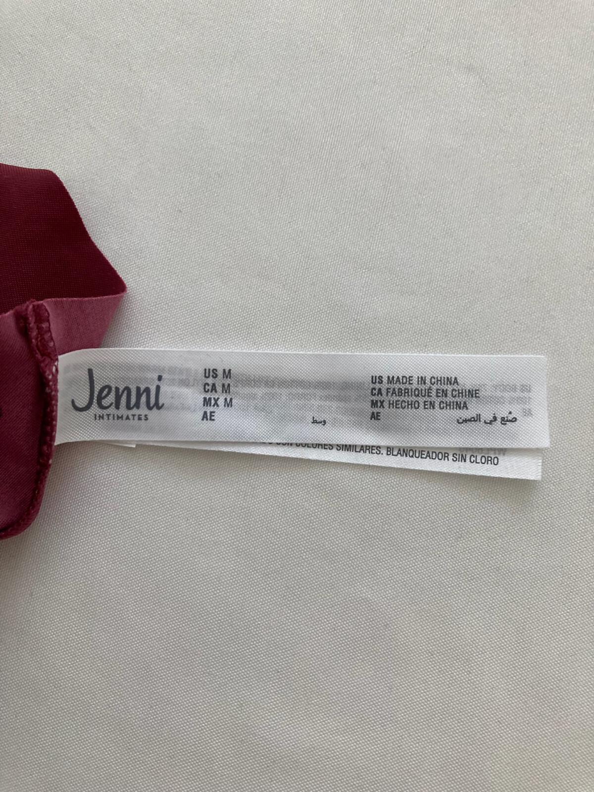 Jenni No-Show Thong Underwear Simple Leo M