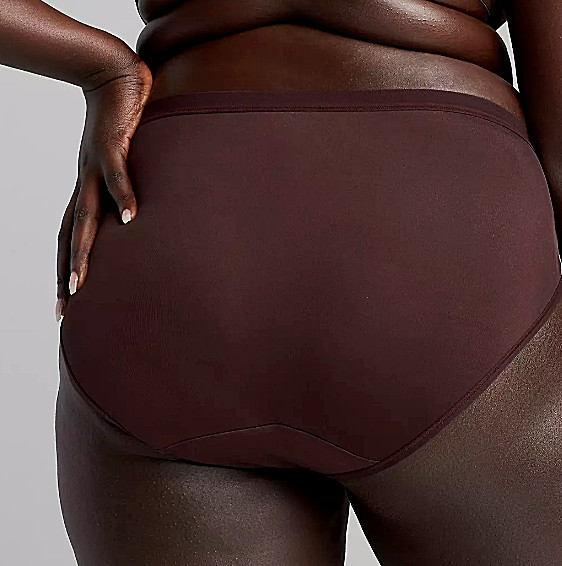 Lane Bryant Cacique Plus 22/24 No-Show Panty Hipster Dark Chocolate Nude*