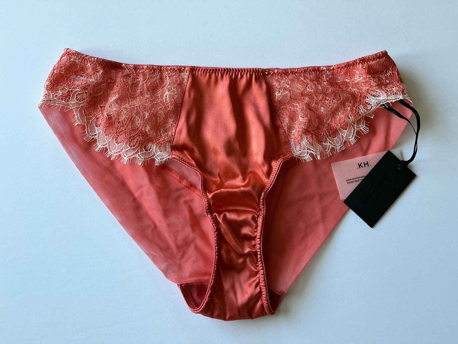 NWT US 6 Mariella coral bikini brief Katherine Hamilton UK 10