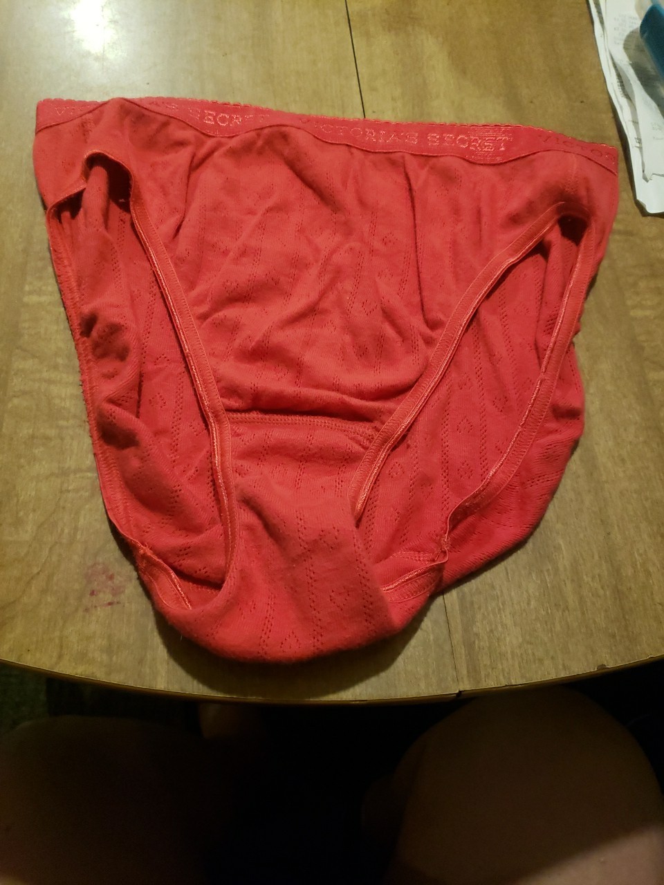 Vintage Y2K NWOT Victoria Secret 100% Cotton Brief Panties Red-Med Black-Lg