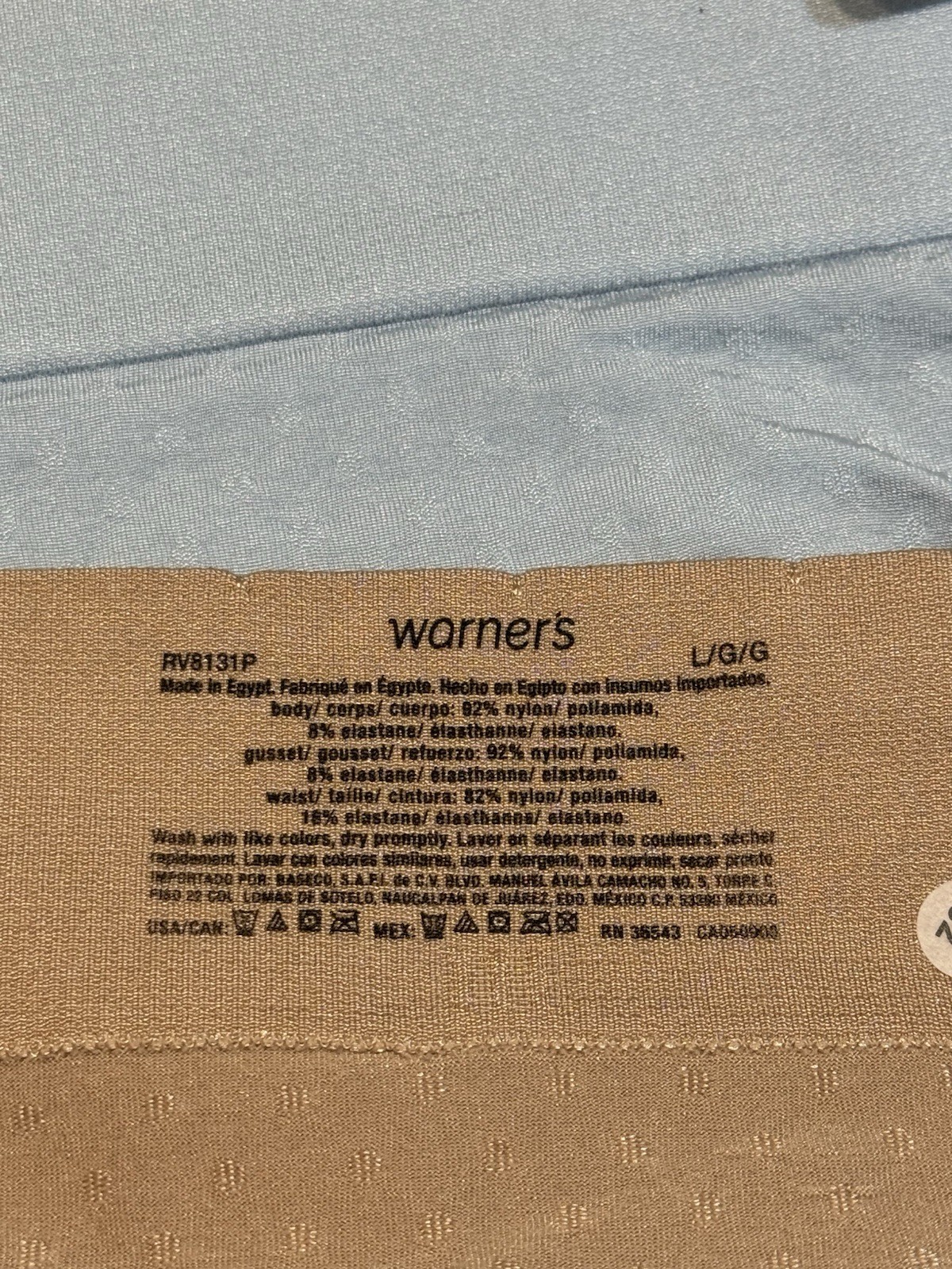NWT 3 Pairs Warners No Pinching No Problems Panties RV8131P Size L 7