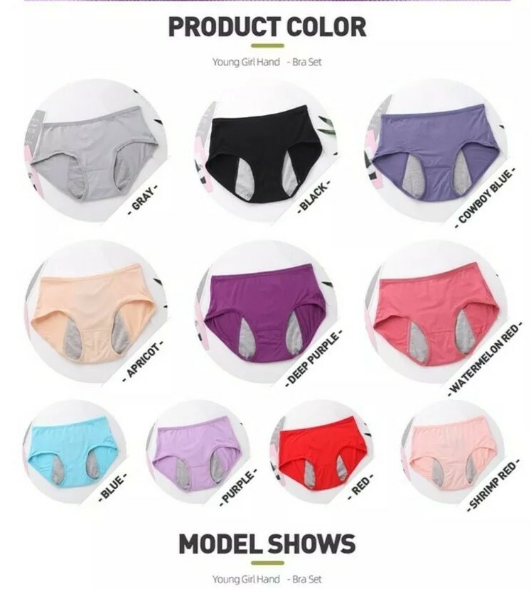 Young Girl Intimates Period Panties Modal size XXL – Please check measurements