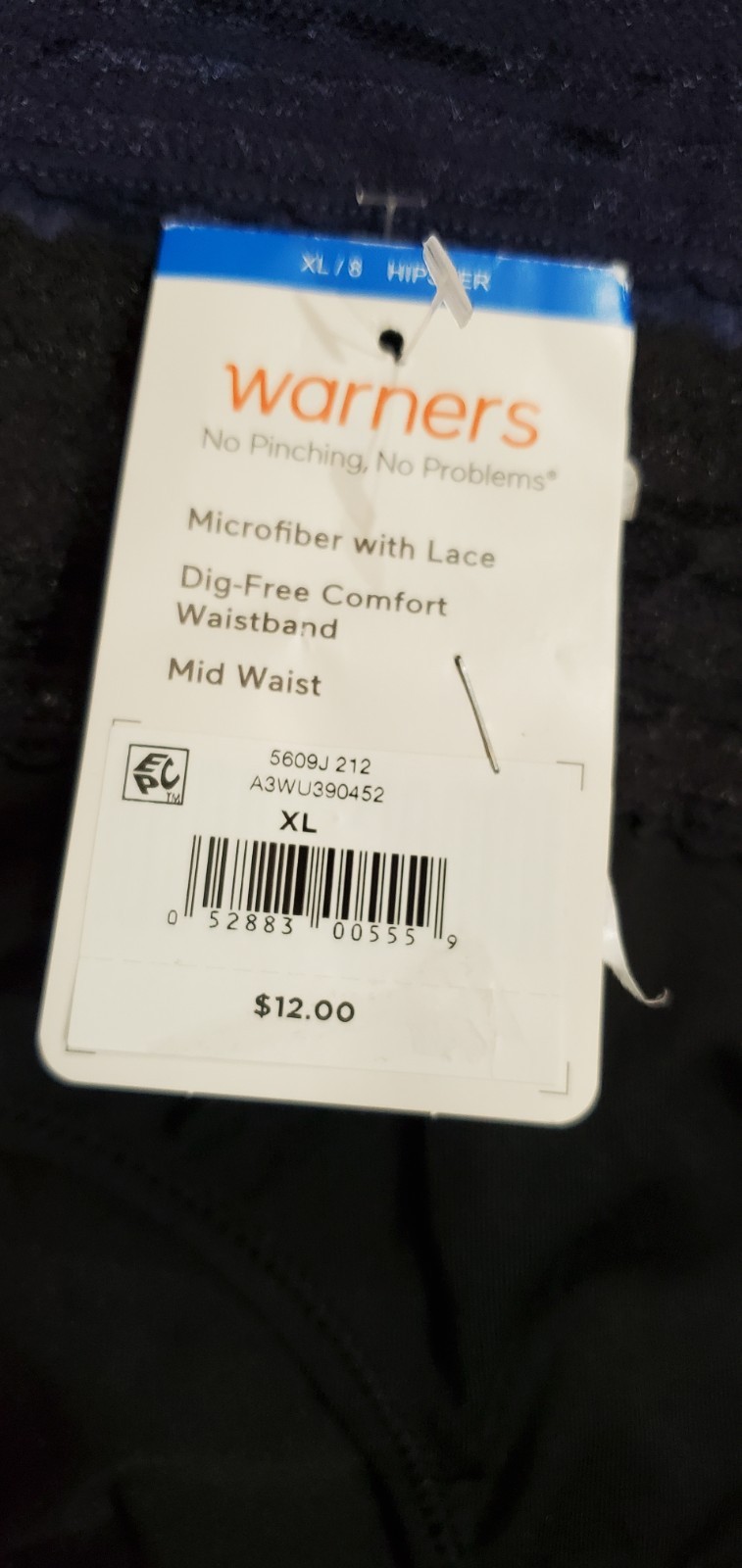 Warner’s No Pinching No Problems ®- State of Day- Gap Hipster Size XL Lot of 4