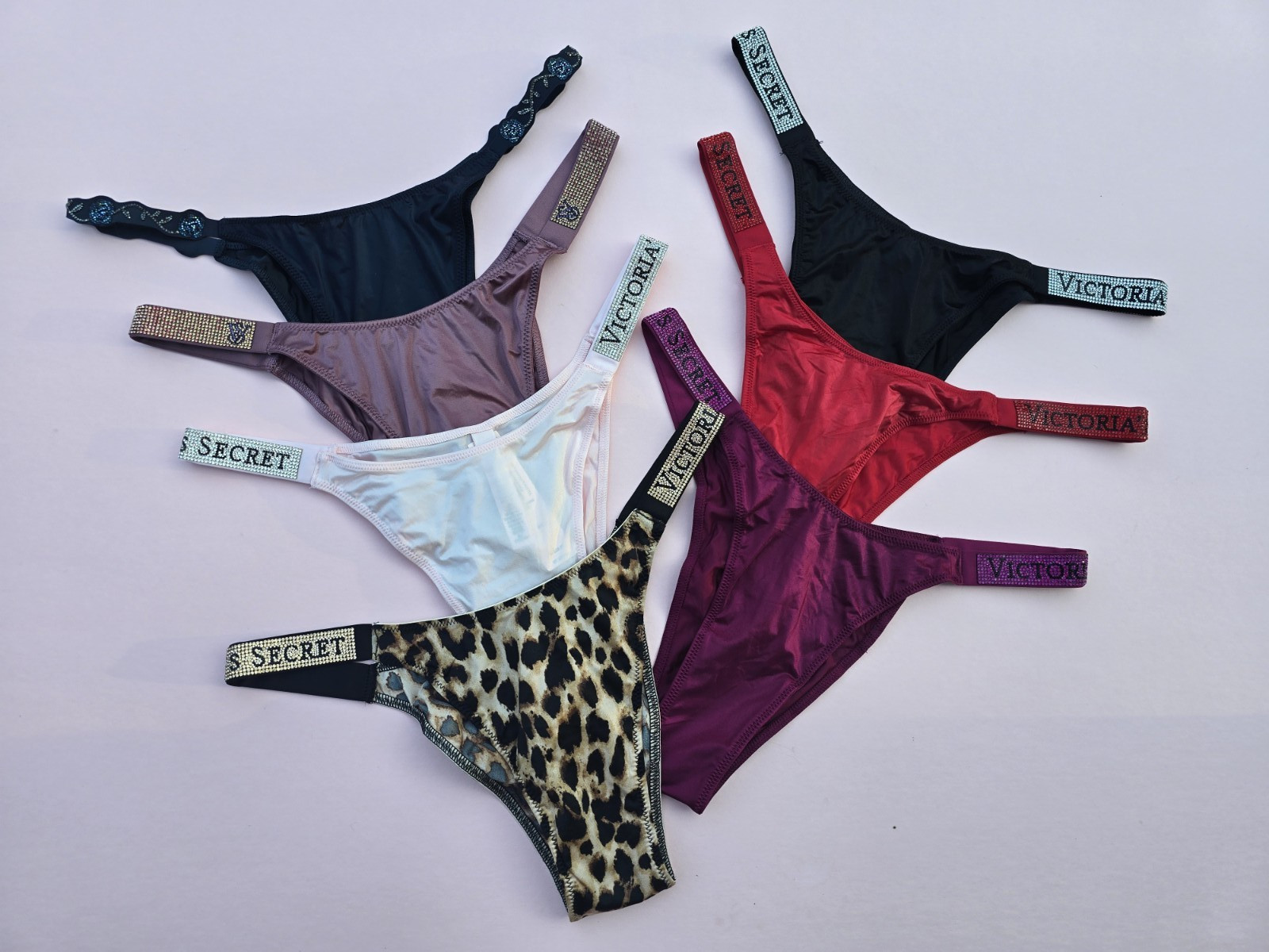 Victoria’s Secret Shine Strap Brazilian Bling Panty Rhinestone All Sizes NWT