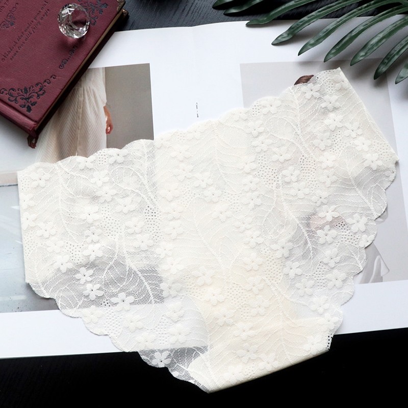 5 Pack Lot Sexy Womens Sheer Lace Panties Underwear See Through Lingeries French