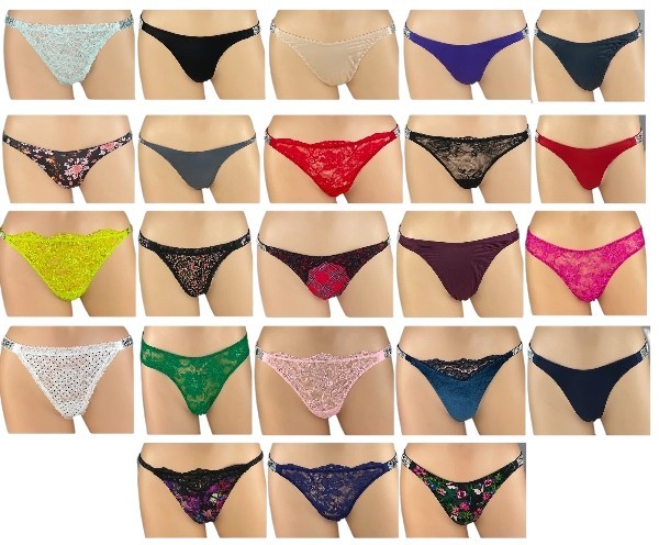 VICTORIA’S SECRET SHINE STRAP RHINESTONE THONG PANTY XS S M L XL XXL NWT