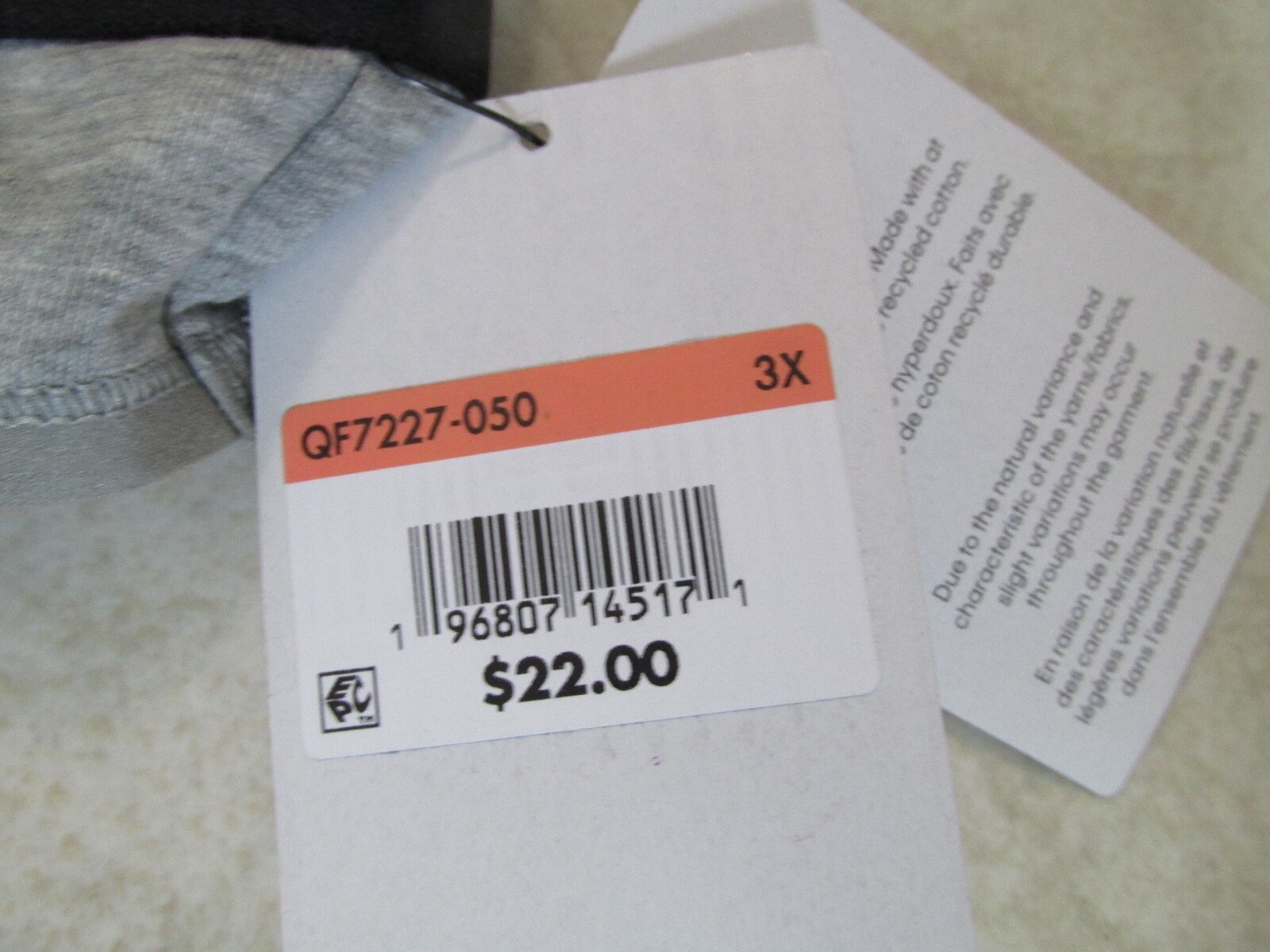 NEW Calvin Klein 1996 Modern Thong Underwear WOMEN’S Plus SZ 3X GREY $22.00