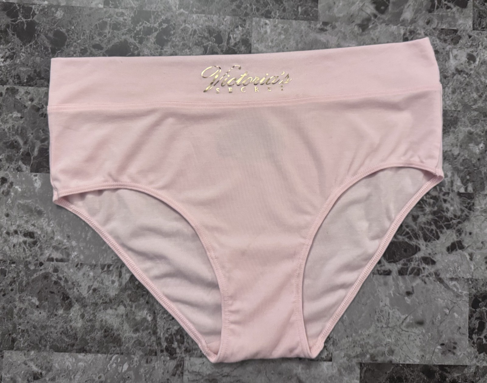 NWT VICTORIA’S SECRET LARGE SOFT PINK MODAL ELASTANE BLEND HIPHUGGER PANTIES