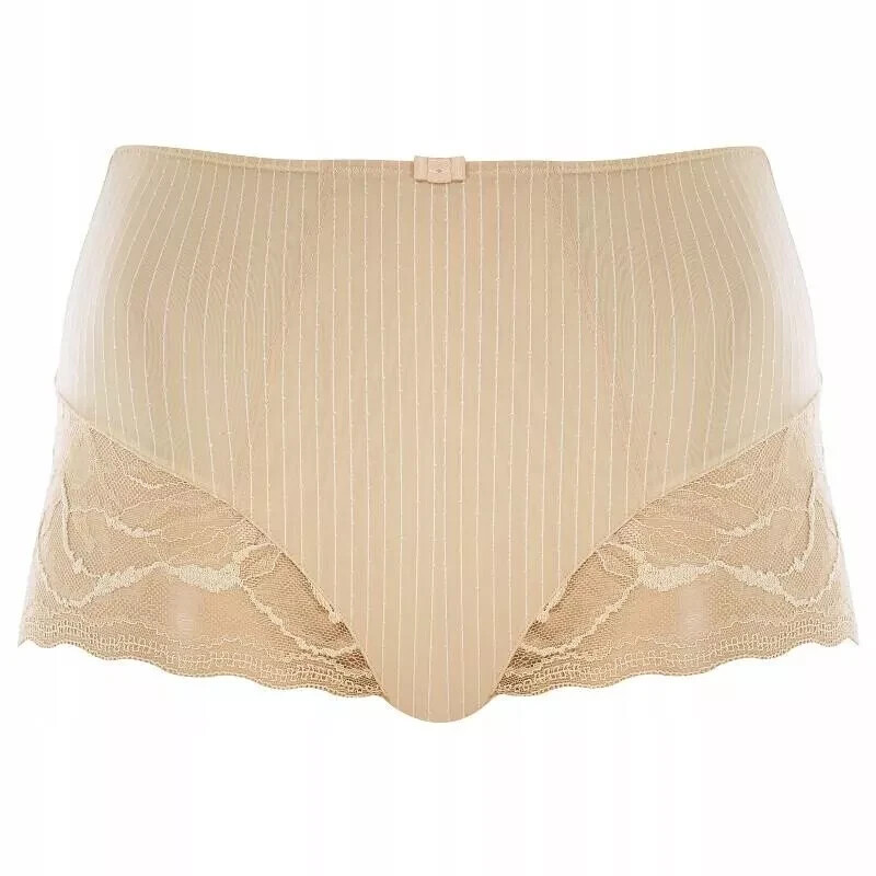 Fantasie Zoe Brief High Waist L 14 16 Soft Beige Lace Knickers Lingerie 9268 New