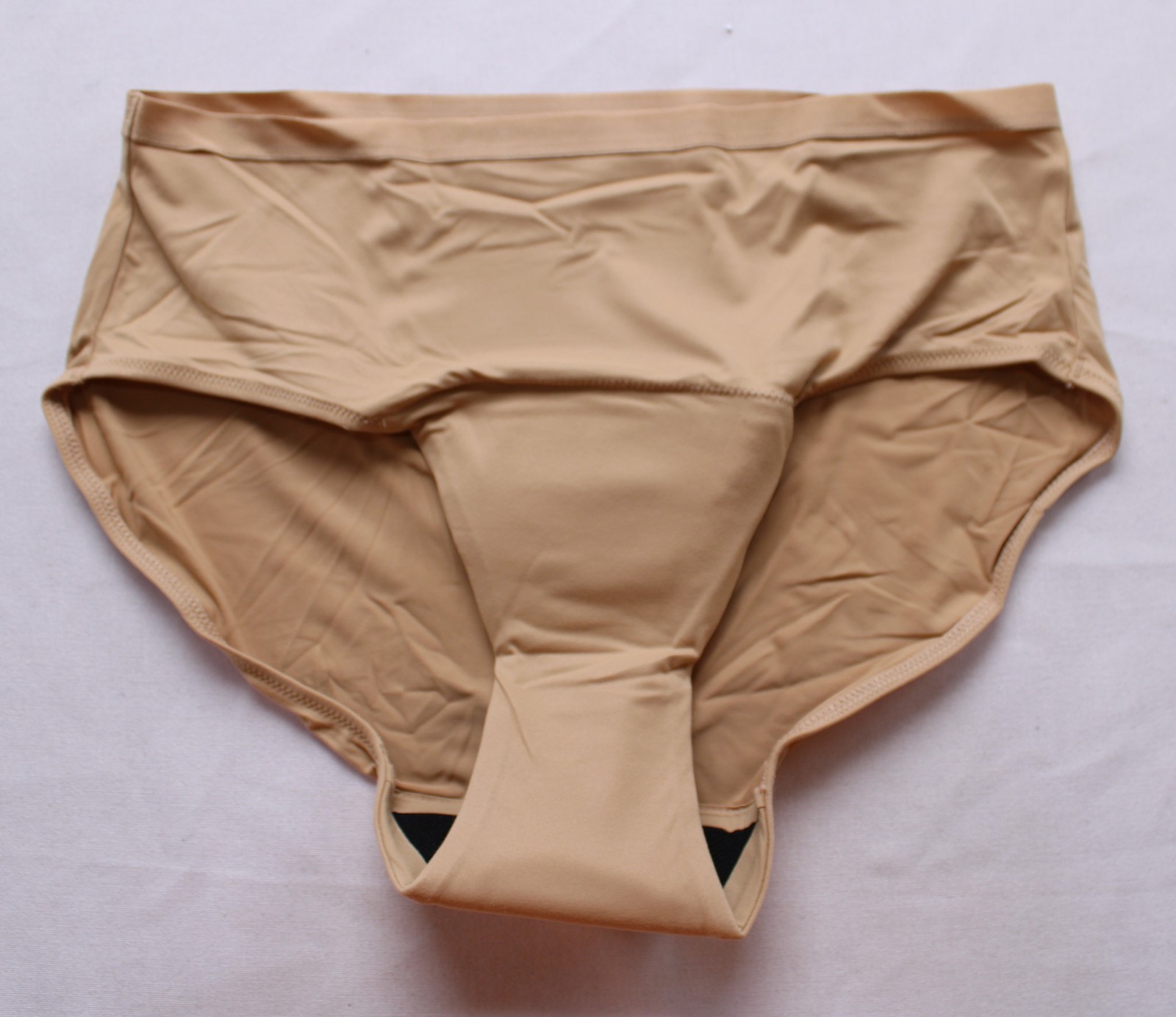 Thinx Women’s Reusable Bladder Leak Hiphugger Panty DM3 Beige Medium NWT