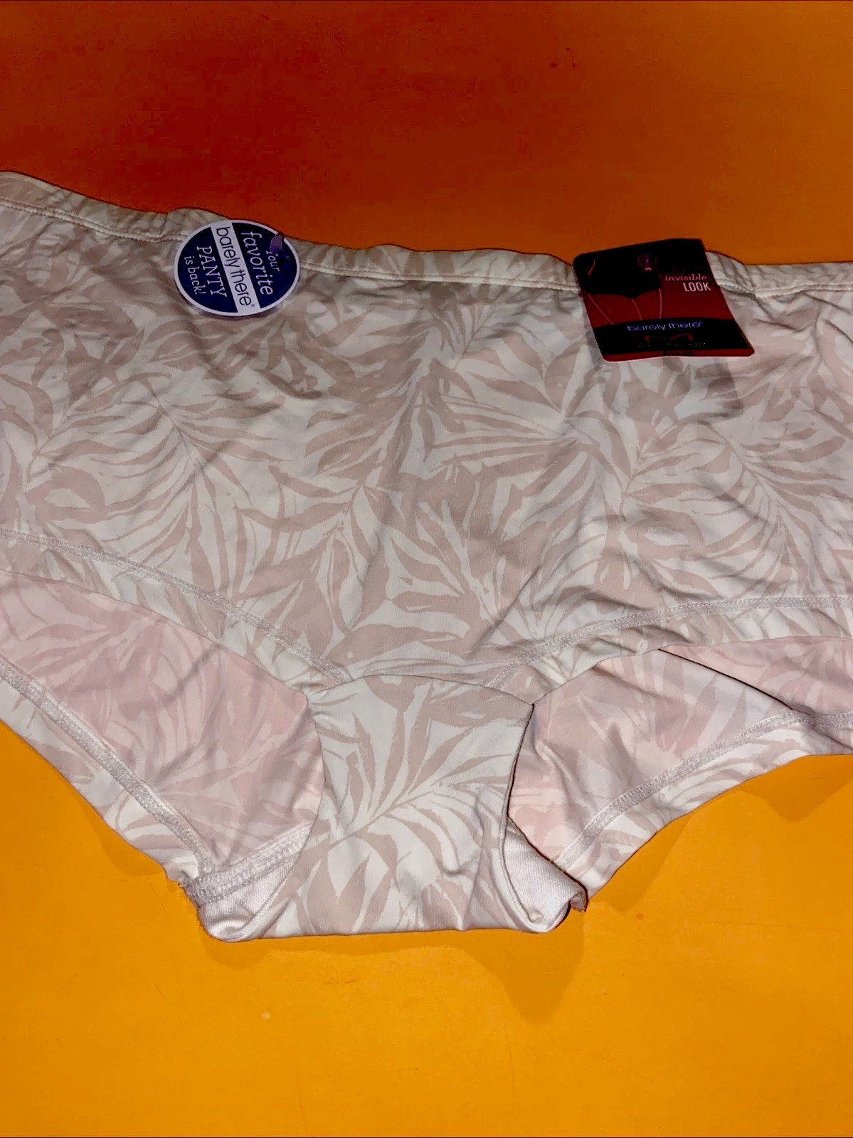 NEW! MAIDENFORM NUDE ABSTRACT BARELY THERE BOYSHORT PANTIES /SIZE 8 / X-LARGE