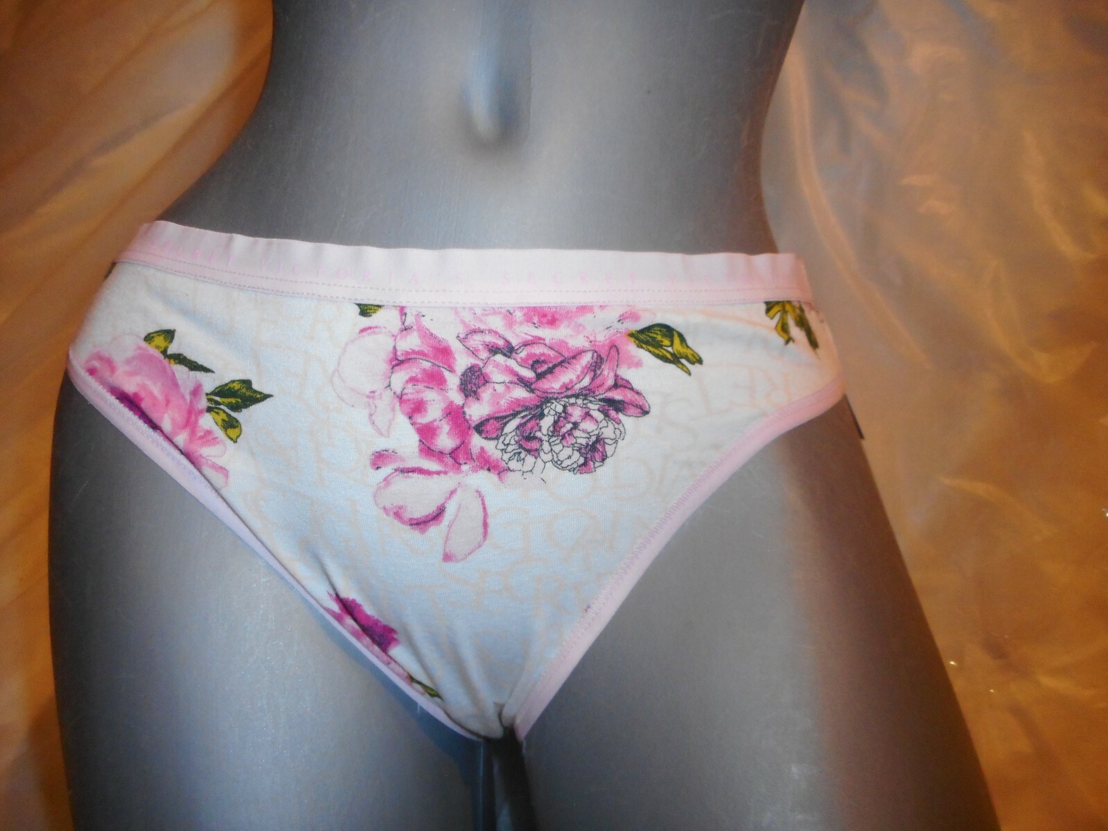 Victoria’s Secret Bikini & Hiphugger Hipster Floral Panty LARGE