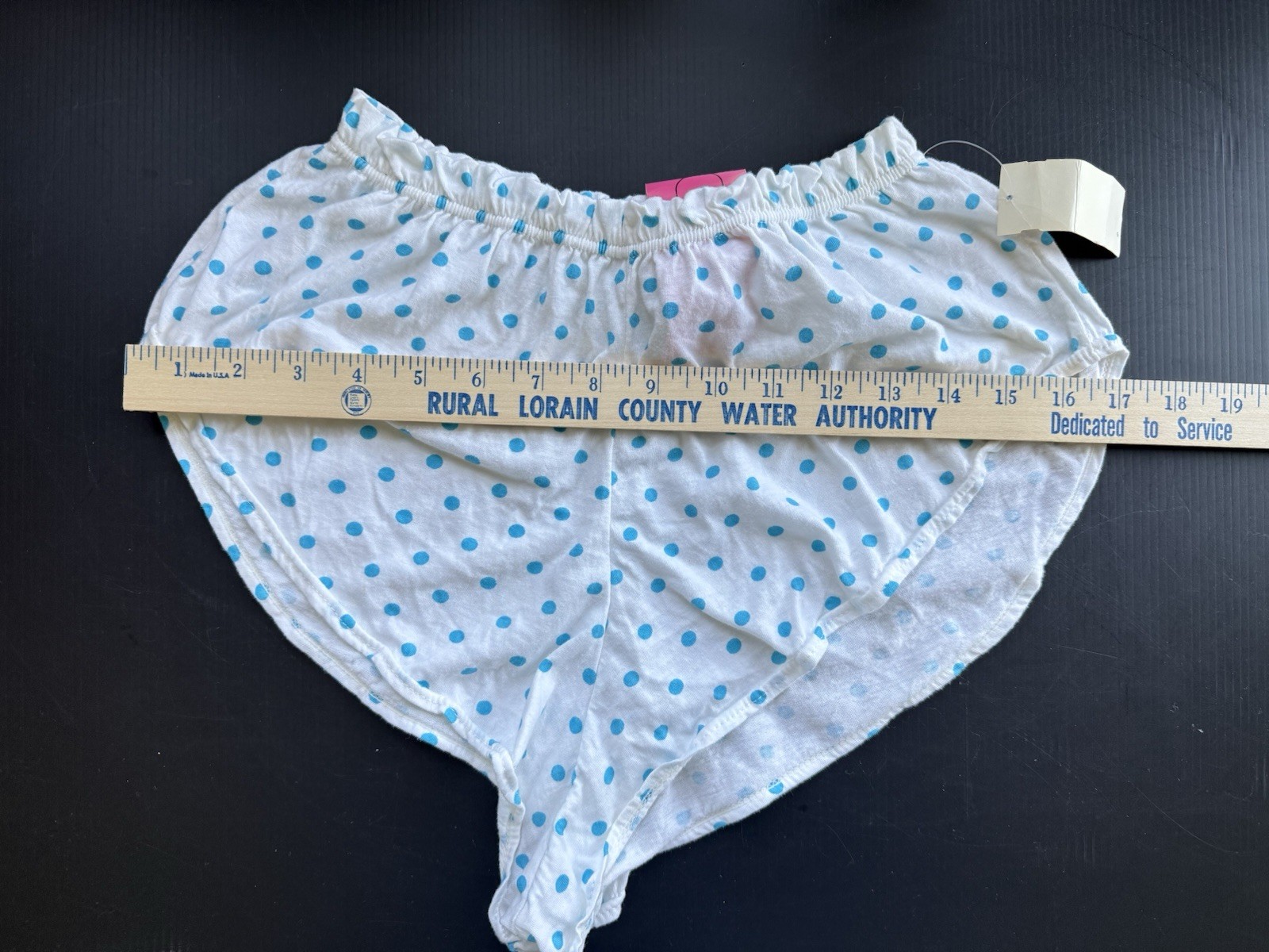 ST EVE POLKA DOT WOMENS BOXERS 100% COTTON SIZE MEDIUM VINTAGE CLOTHING