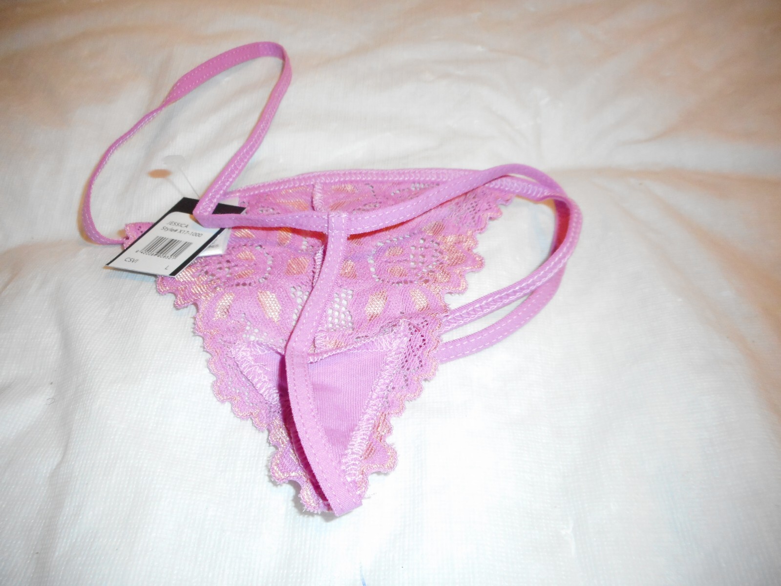 Frederick’s Of Hollywood Pink Floral G String LARGE