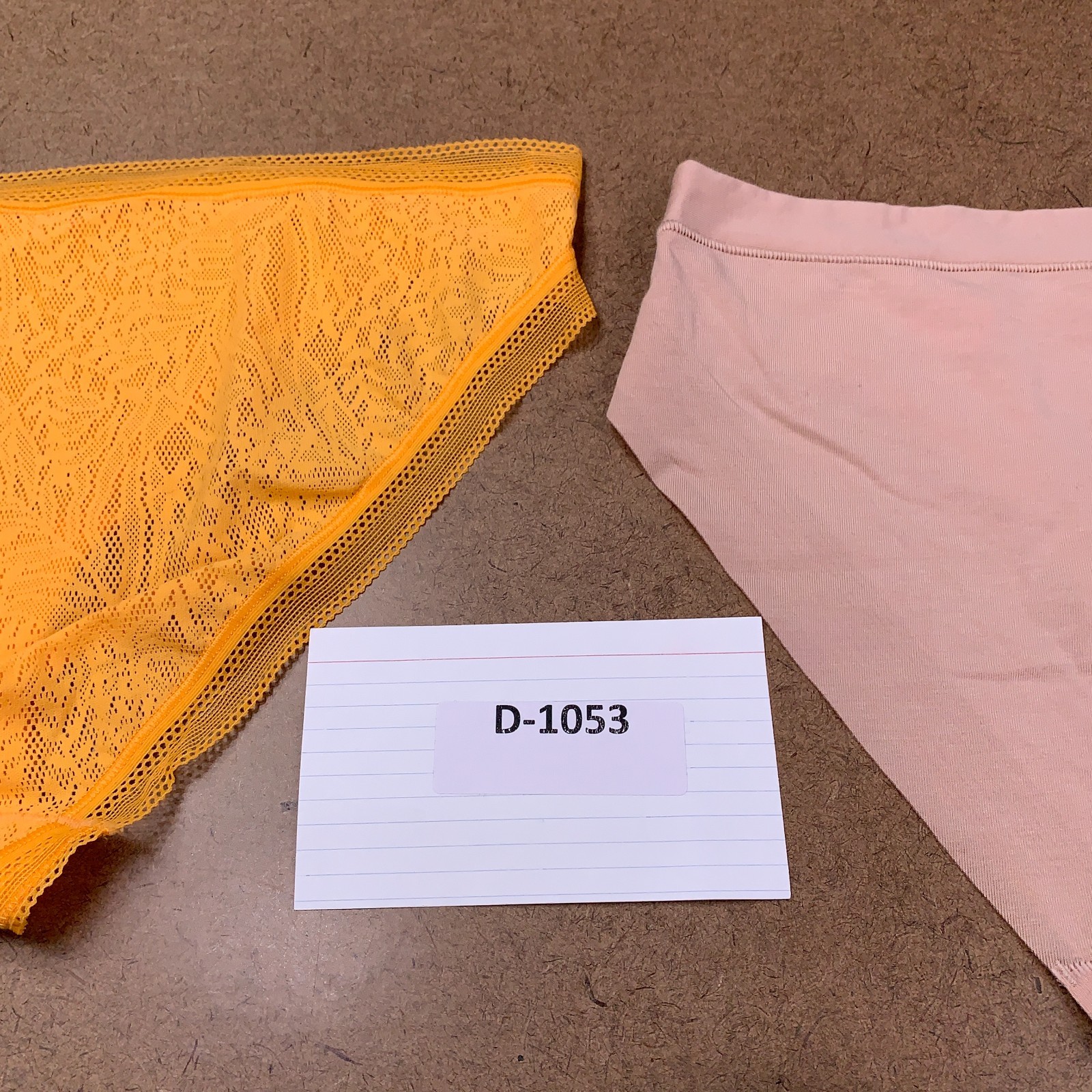 Soma Womens Size Large Pink Gold Bikini Panty 2 Pieces NWT *Flaw