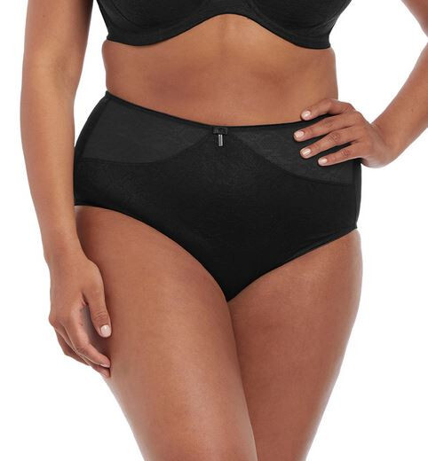 Elomi Mia Collection Full Brief Panty Black 3XL 4365