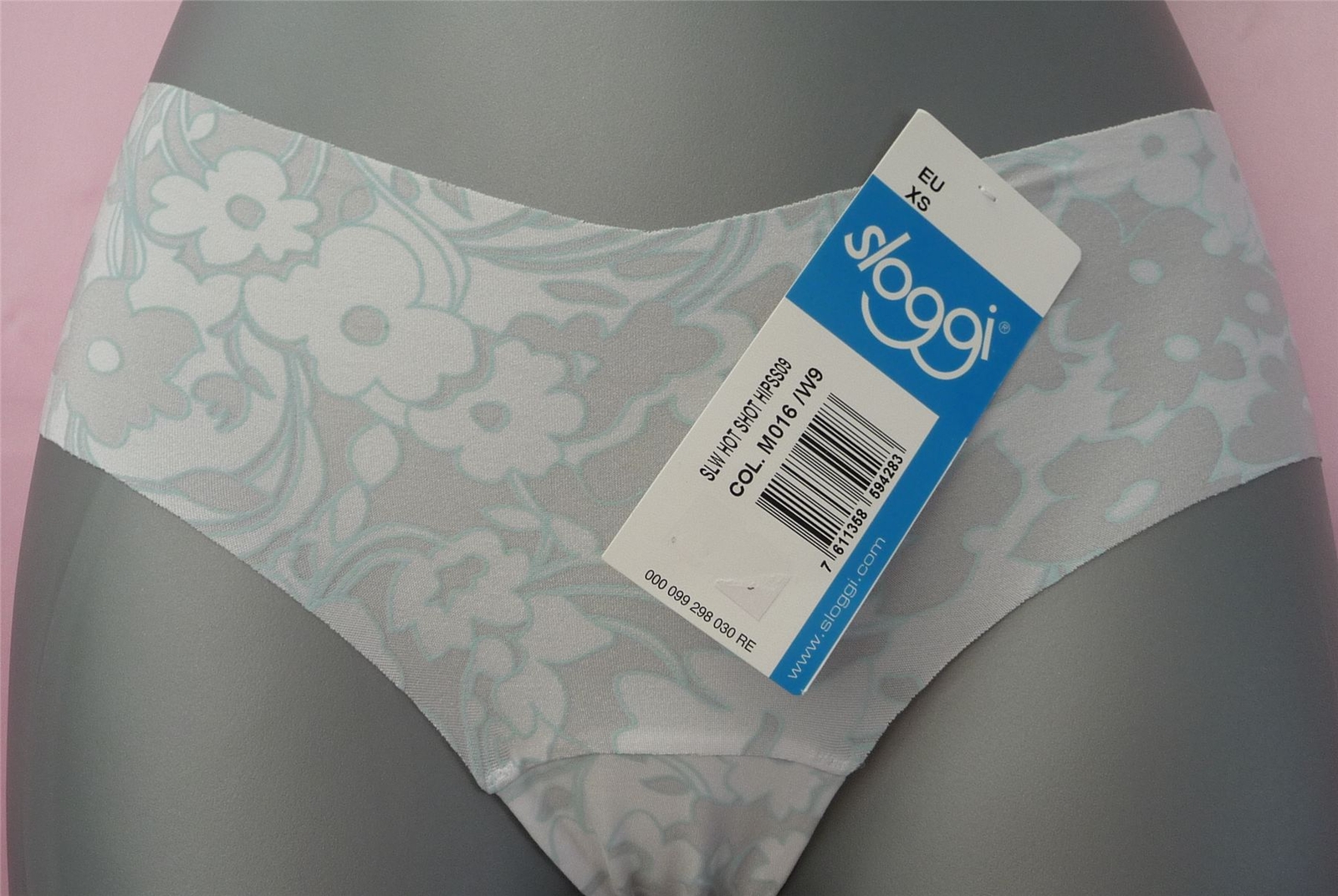 Sloggi SLW Hot Shot Hips Hipster Brief Silver / White (m016) Extra small