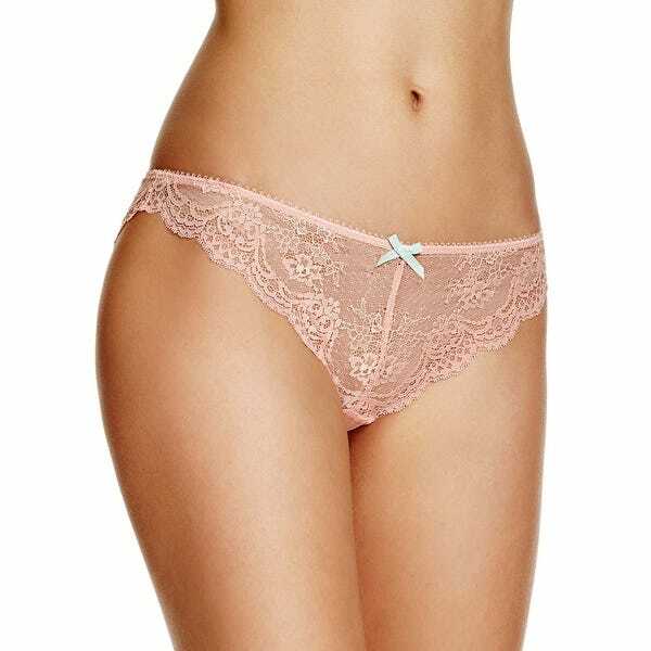 Heidi Klum Odette Lace Strings Bikini Bittersweet Coral Cloud S H30-1119