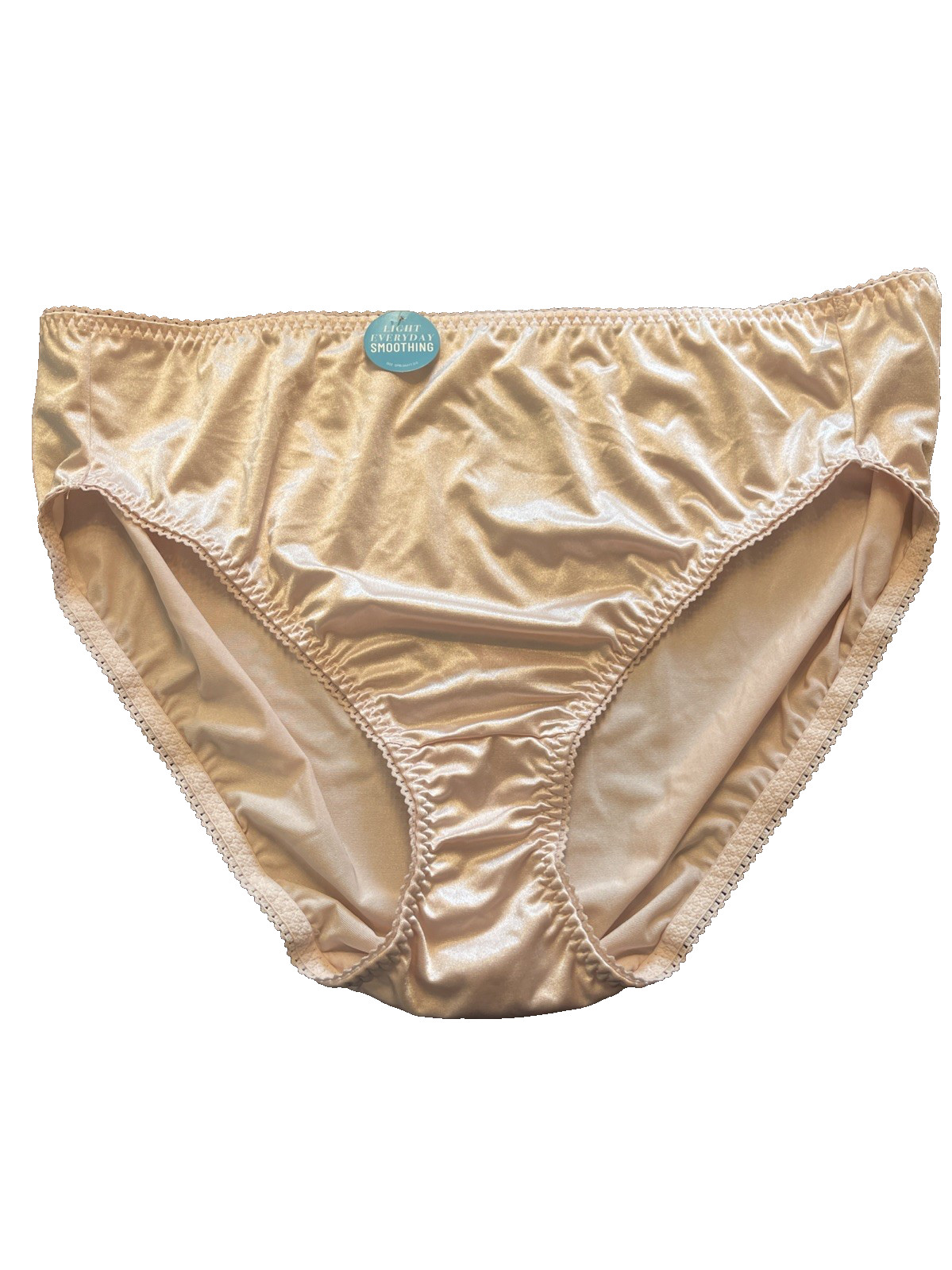Vanity Fair Satin Shaping Brief Panty Beige 4X Sissy Fetish Granny Vintage Vibes