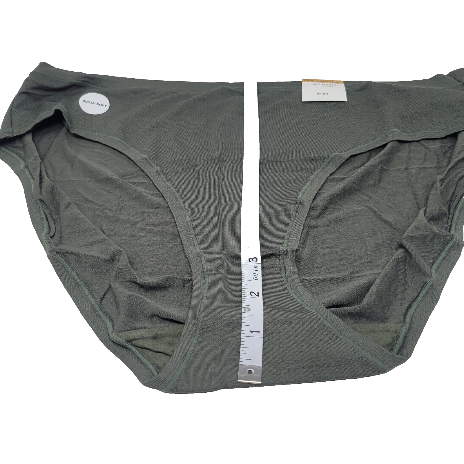 Alfani Intimates Womens Plus Size 3X Soft Rayon Panty Underwear Olive Dusk NWT