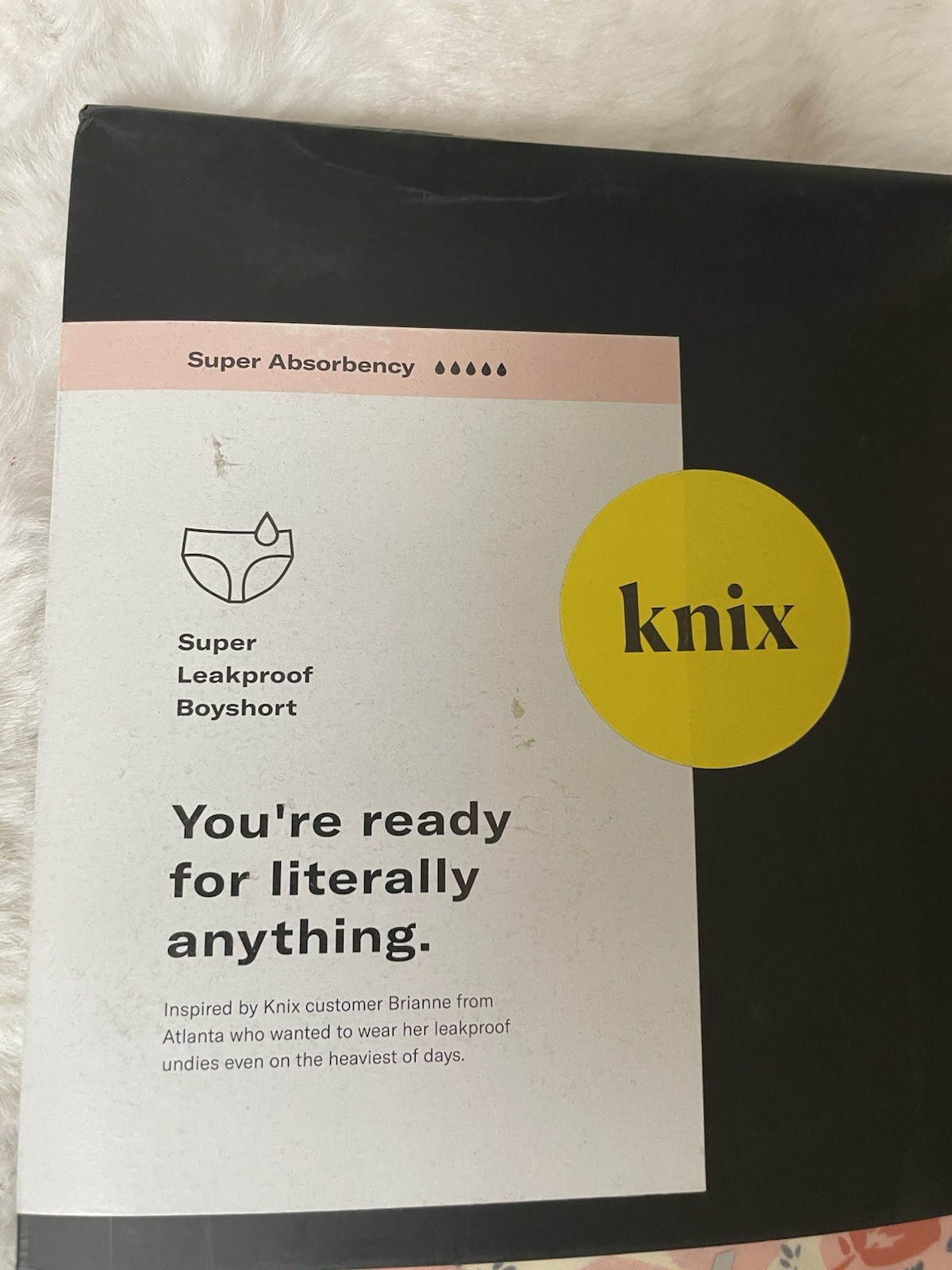 Knix Super Leakproof Boyshort Panties Floral Pink Multicolor 3XL
