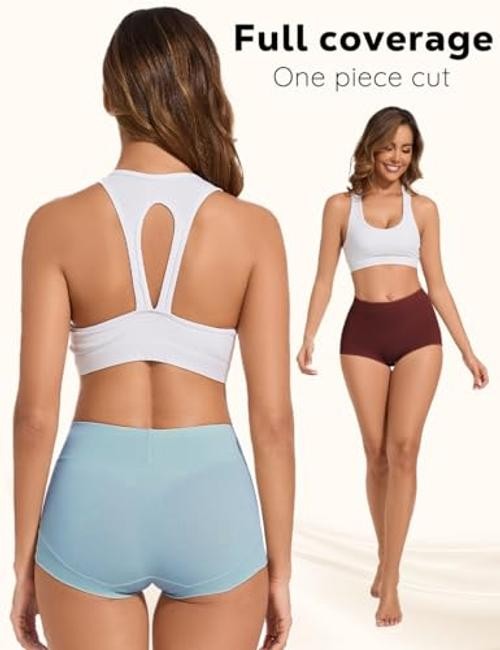5 Pack Womens Cotton High Waisted Full Coverage 4X-Large Multicolor-a1-5pack