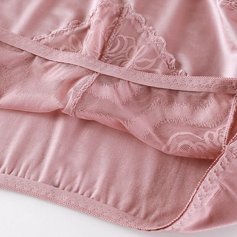 Women Ladies High Waist Knicker Lace Seamless Panties Briefs Underwear Plus Size