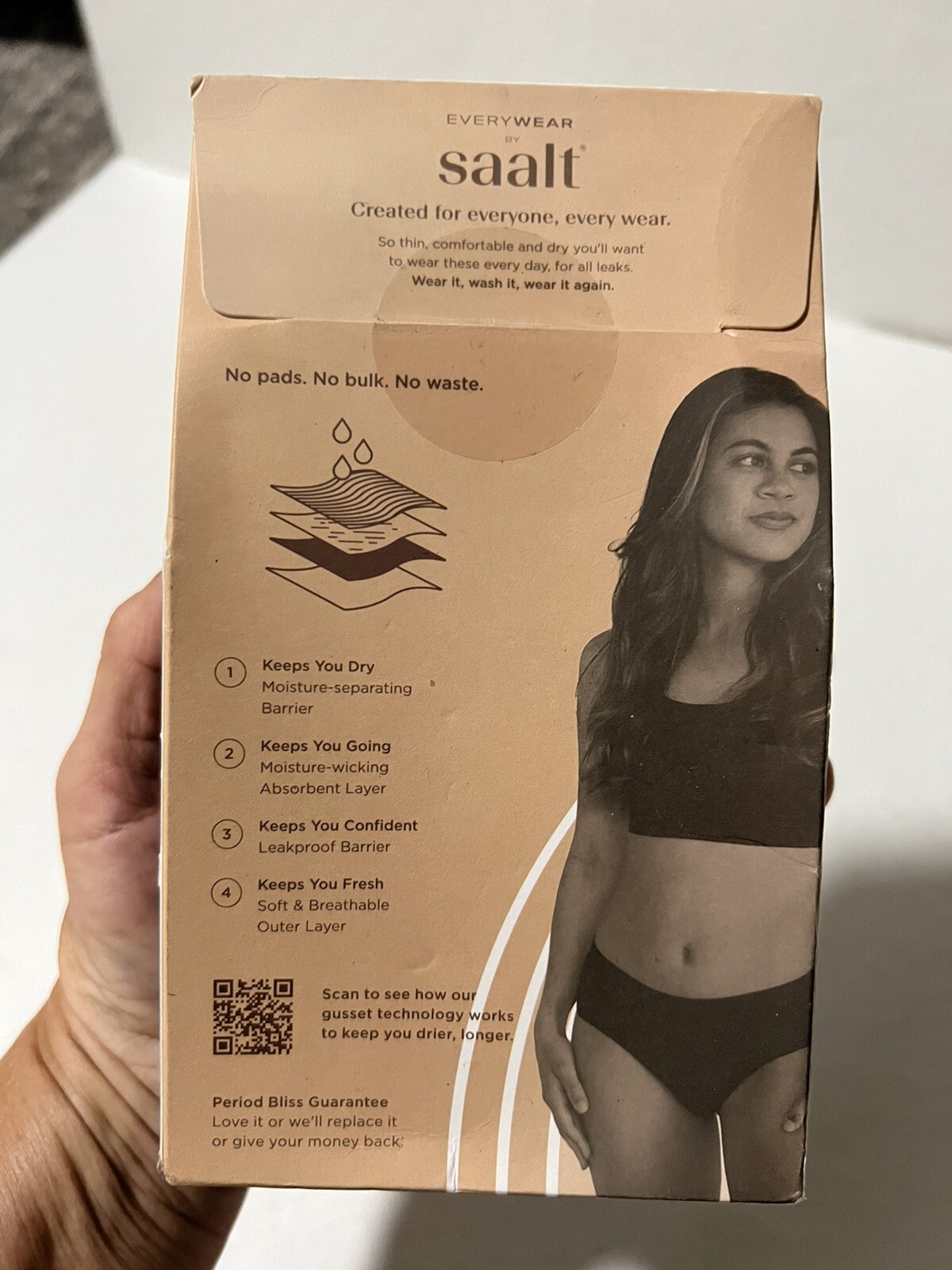 Everywear by Saalt: Leakproof Underwear Brief Large