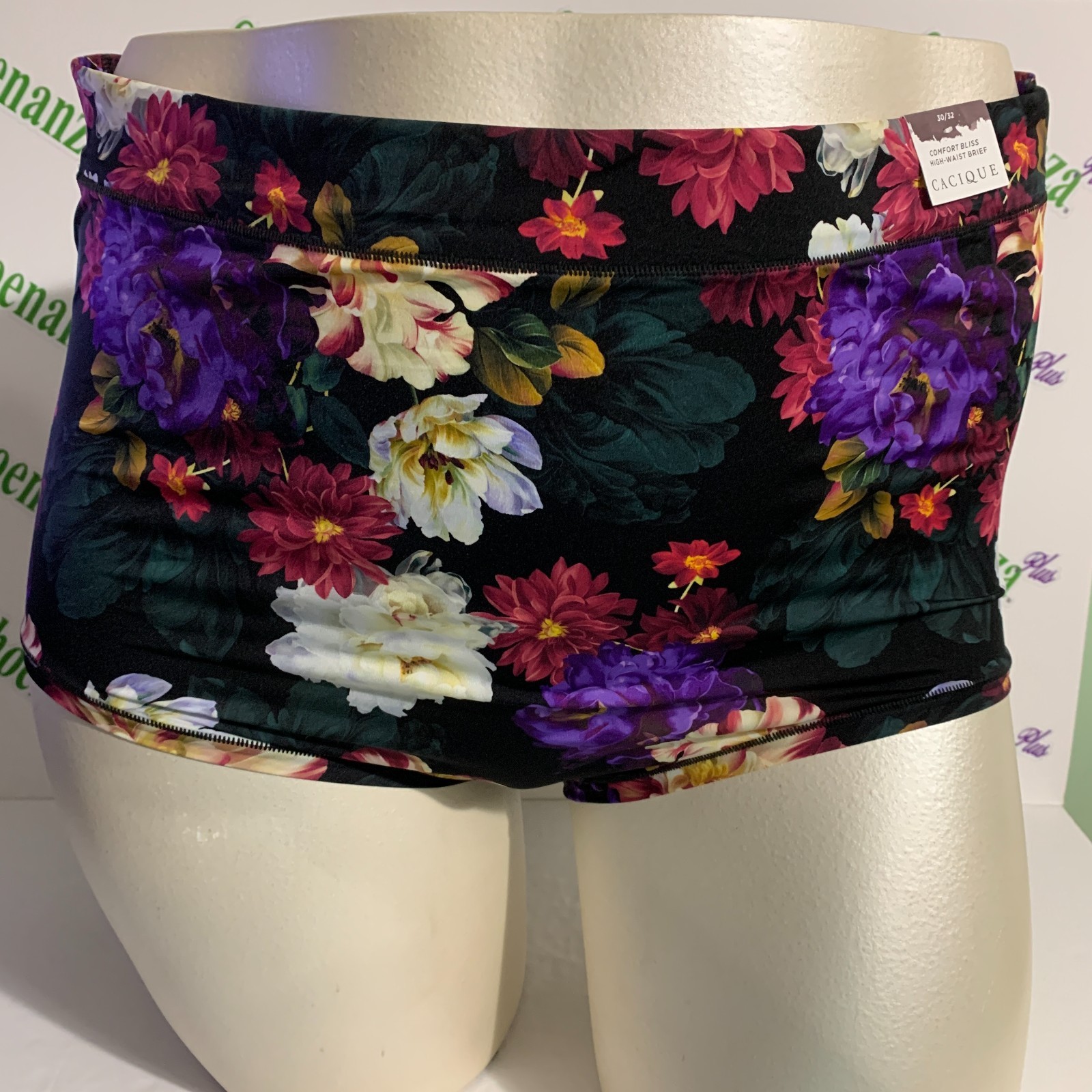 Lane Bryant Cacique Comfort Bliss High-Waist Brief Panties Underwear Plus 30 32