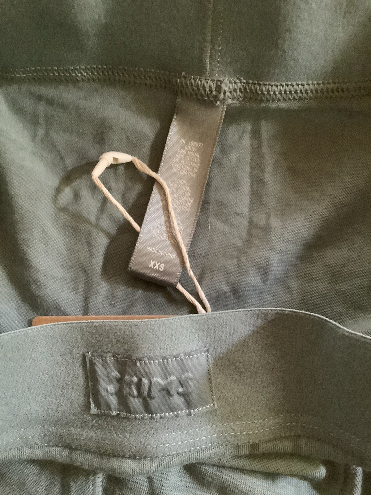 Size XXS Boxer Skims Women Patina – Green Cotton Boxer Shorts AP-BOX-0461 NWT