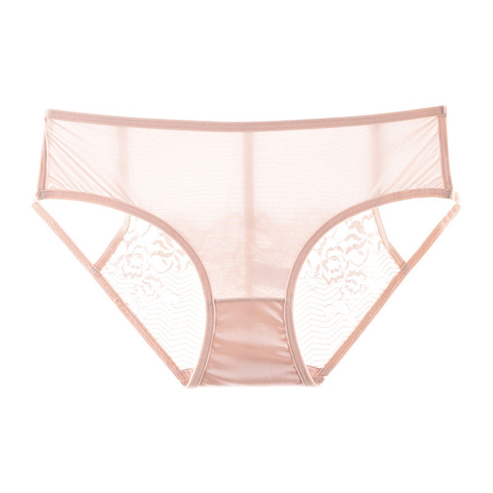 Stylish Lace Underwear for Women with Seamless Low Waist and Thin Straps