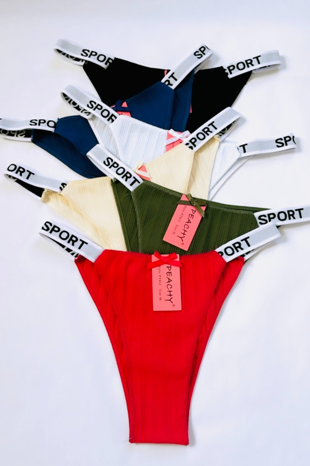 6/12 Pcs Lot Women’s Sexy String Bikini Briefs Cotton Panties Underwear 012 S-XL