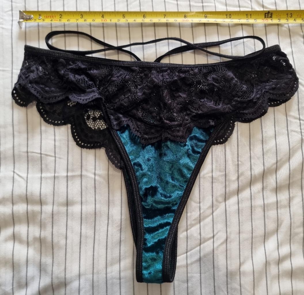 Black and Blue Panties Size S Free Post in Australia