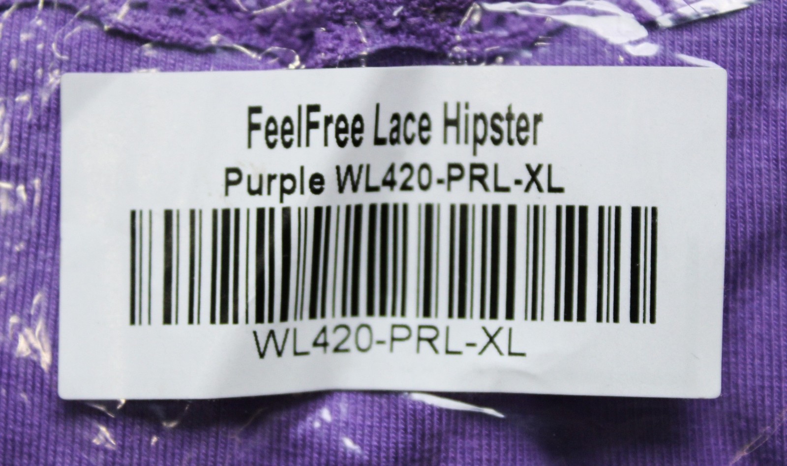 MeUndies Women’s Ultra Modal Low Rise Feel Free Lace Hipster NN7 Purple XL NWT